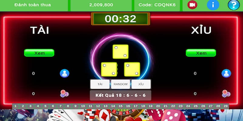 Nhà cái tài xỉu: quy trình chơi