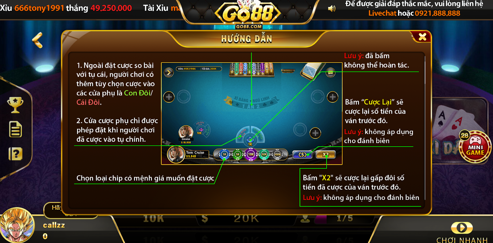 Hướng Dẫn Đăng Ký Và Bắt Đầu Chơi Xì Dách Go88